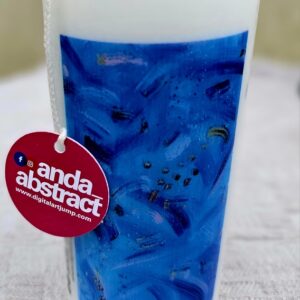 Blue-Eco Stearine Candle
