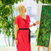 GREEN FOREST - Oil on Canvas Painting - Image 2
