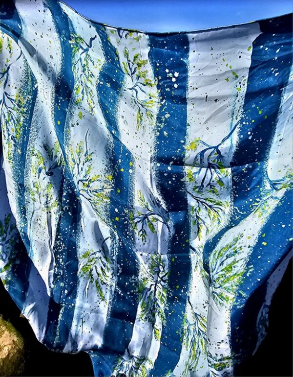 Golden Age - Silk Scarf Large - Image 4
