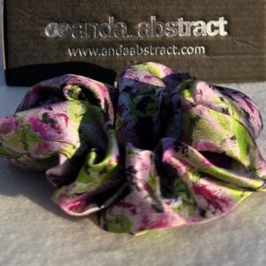 Blooming - Silk Hair Scrunchie Big 5 cm
