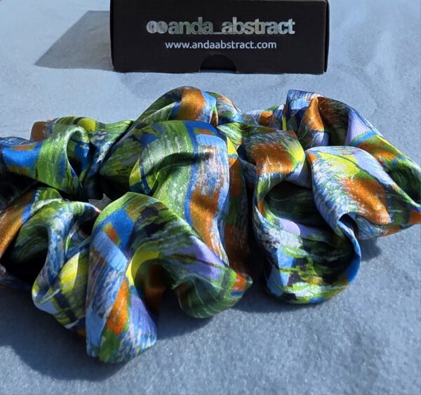 Taste Of Life - Silk Hair Scrunchie Big 5cm - Image 2
