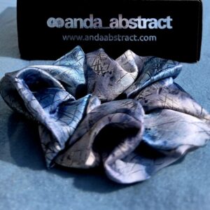 Skating - Silk Hair Scrunchie Big 5cm