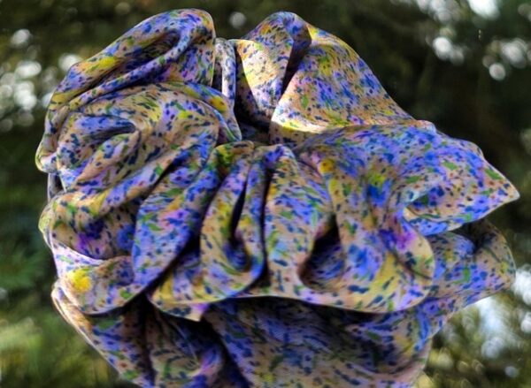 Song Festival - Silk Hair Scrunchie Medium 3.5 cm - Image 3