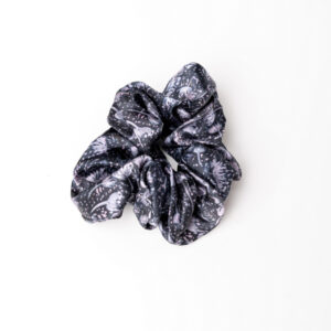 Anda Abstract Rose Bay - Silk Hair Scrunchie Large