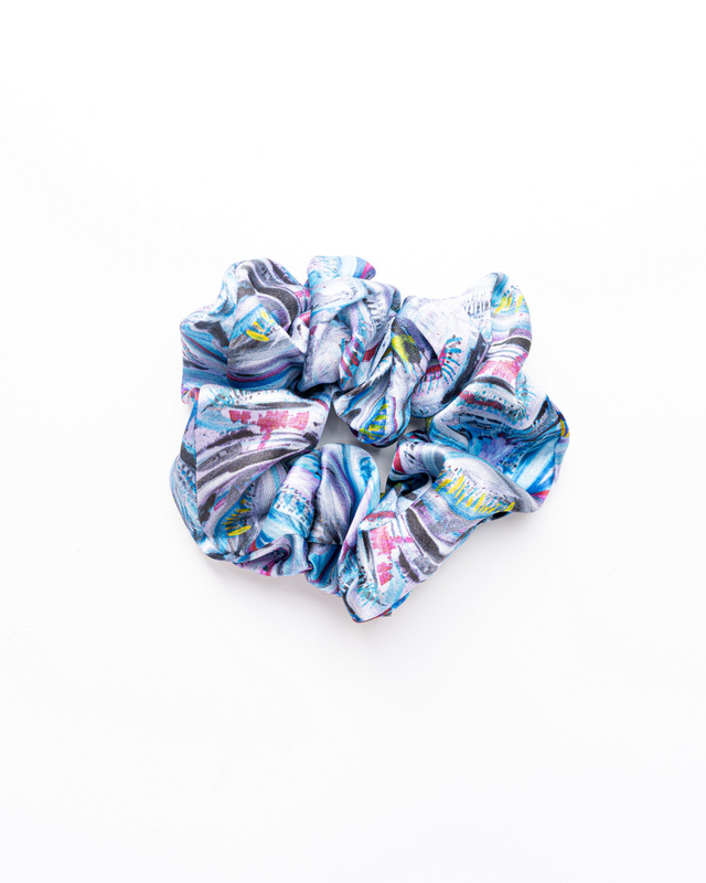 Eyes - Silk Hair Scrunchie Large 5 cm - Image 2