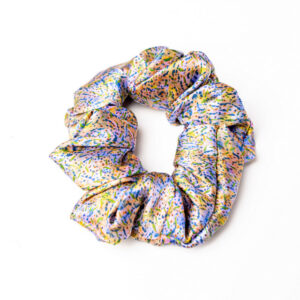 Anda Abstract Silk Hair Scrunchie - "Song Festival" Medium