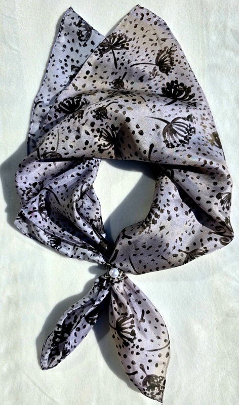 Summer Morning – Silk Scarf 70x70 cm - Image 3