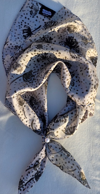 Summer Morning – Silk Scarf 70x70 cm - Image 4